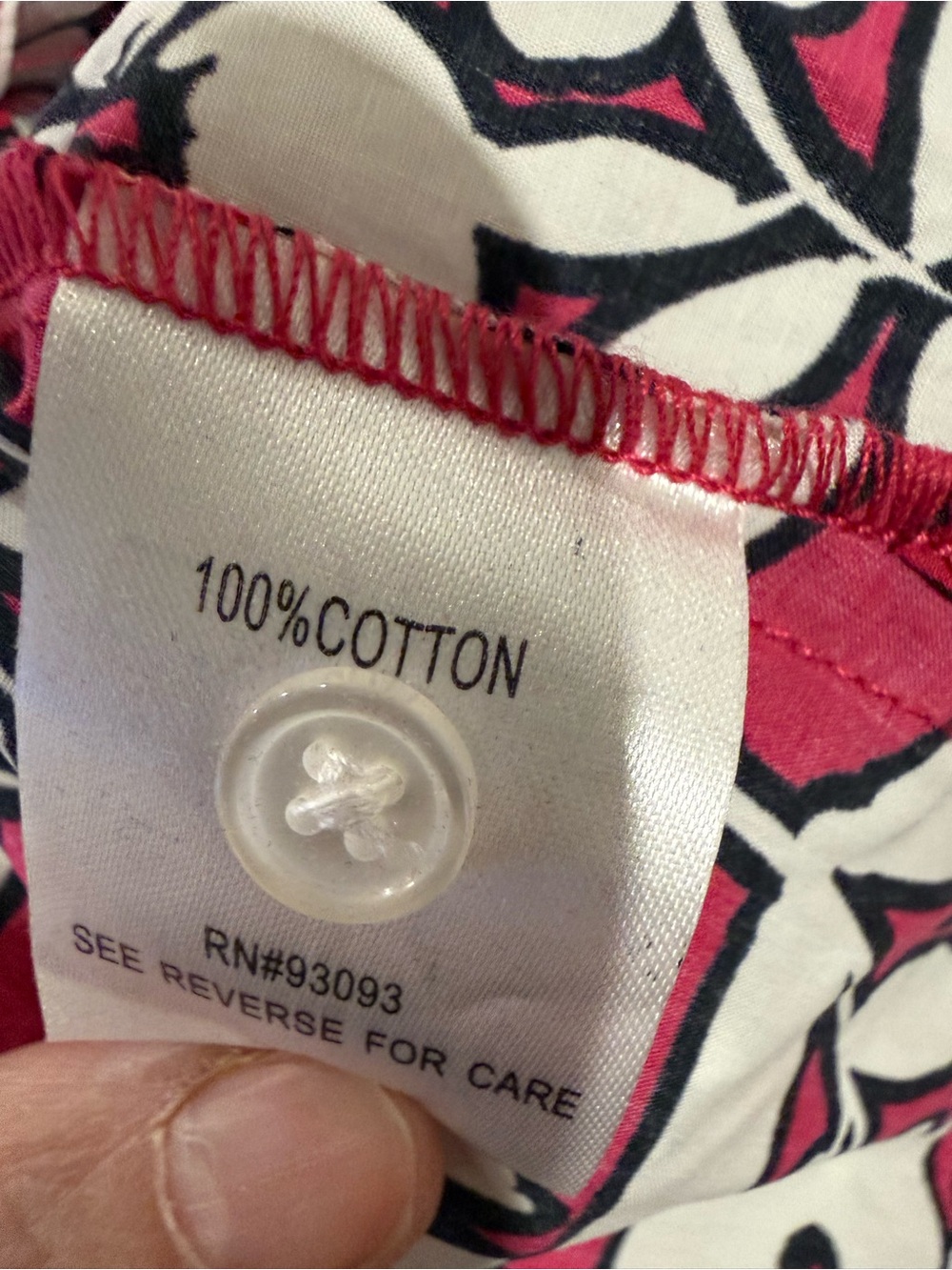Tyler Boe Red and White Floral Blouse - Picture 12 of 13